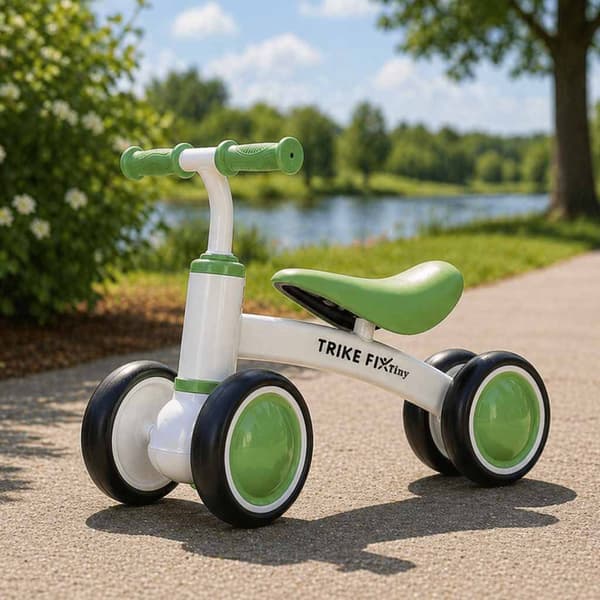 Gåcykel för barn - 4 hjul Grön