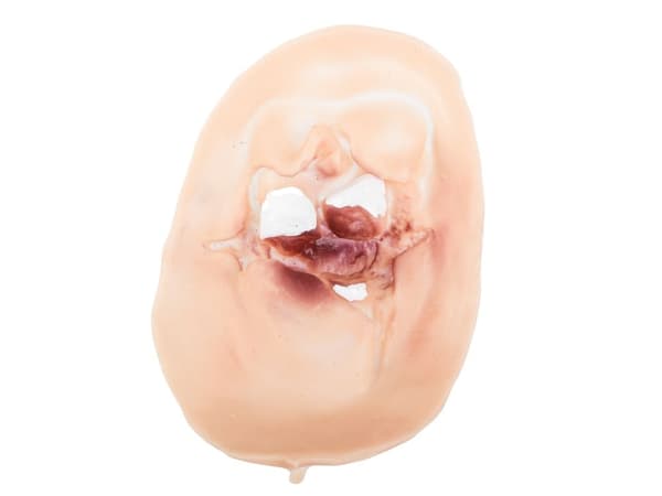 Fake sår makeup för halloween att måla ärr sår makeup hud