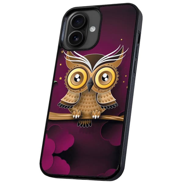 iPhone 17 - Cover/Mobilcover Lysbrun Ugle
