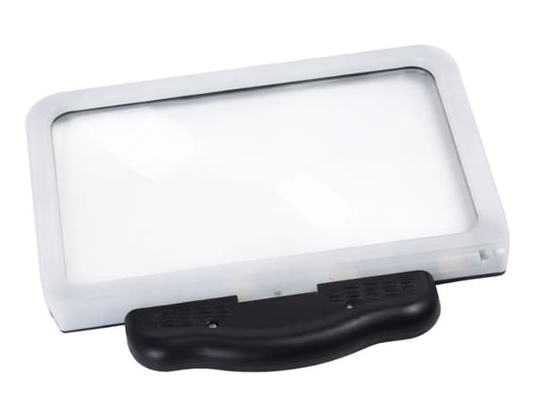 Handhållet förstoringsglas LED 2.5x USB 3 lägen