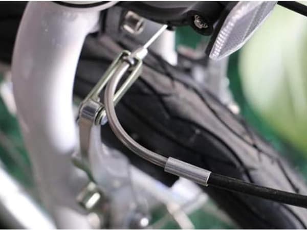 90° bromsböj för V-broms - Set med gummibälgar till cykel