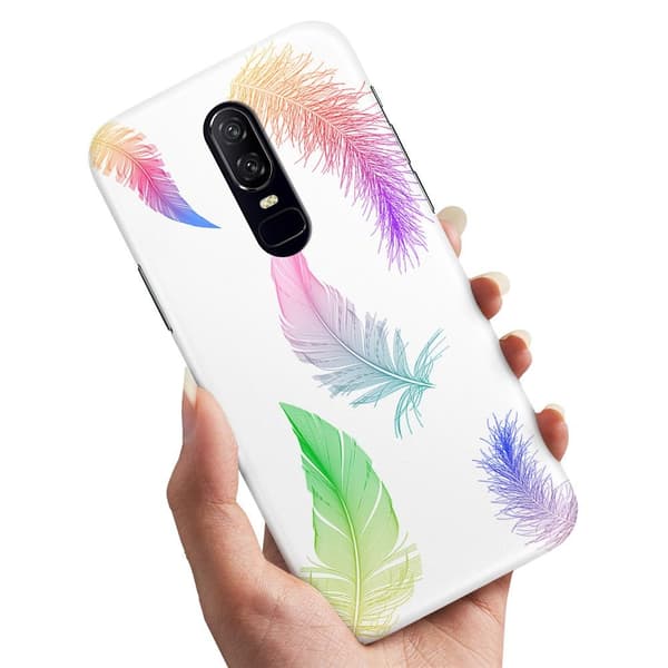 Deksel / Mobildeksel til OnePlus 7 - Fjær