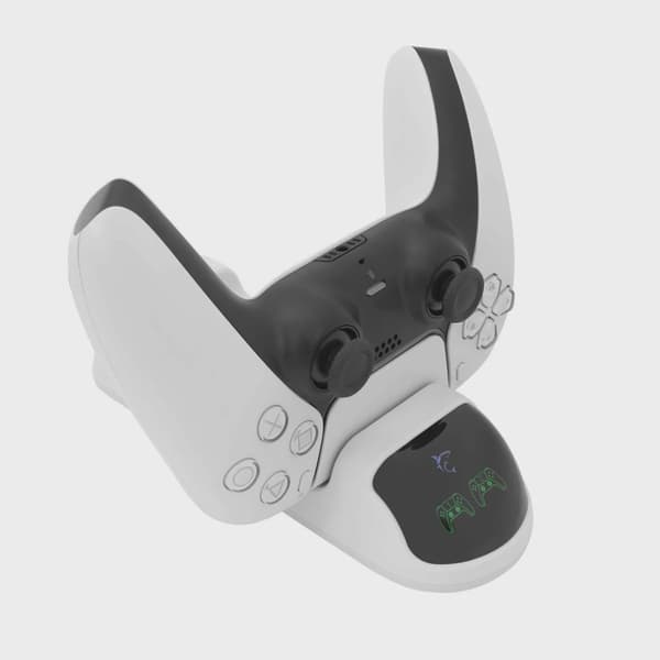 White Shark TAKEDOWIN PS5 Controller Laddningsstation Vit