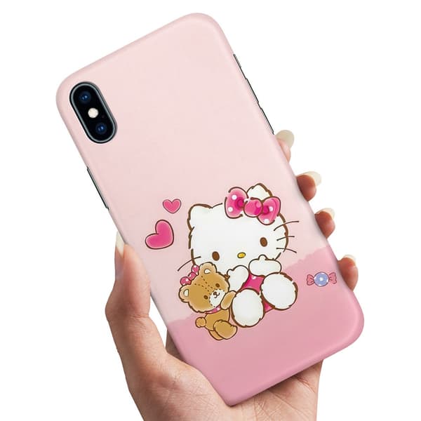 Cover / Mobilcover til iPhone XS Max - Kitty