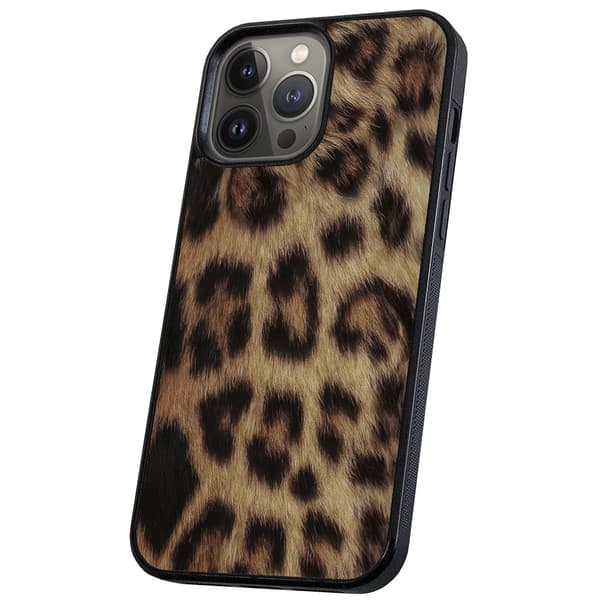 iPhone 16 Pro - Deksel/Mobildeksel Leopard