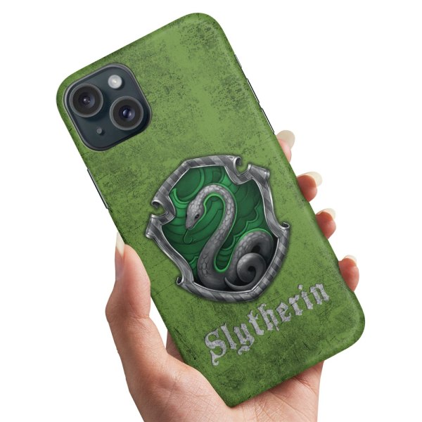 iPhone 15 Plus - Cover/Mobilcover Harry Potter Slytherin