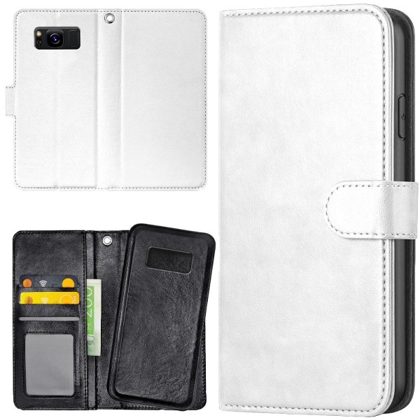 Samsung Galaxy S8 - Mobilcover/Etui Cover Hvid White