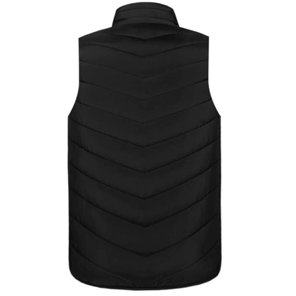 Värmeväst Unisex - Väst med inbyggda värmedynor - USB Black M