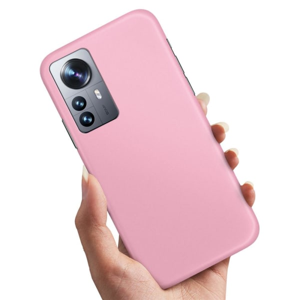 Xiaomi 12 Pro - Deksel/Mobildeksel Lyserosa Light pink
