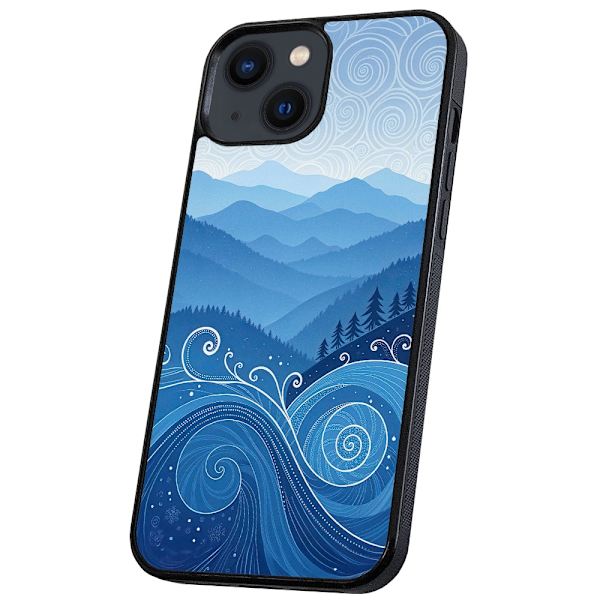 iPhone 14/15 Plus - Deksel/Mobildeksel Blue Hills