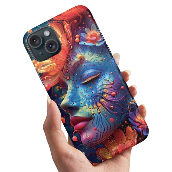 Deksel / Mobildeksel til iPhone 13 - Psychedelic