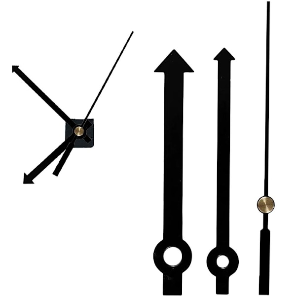 Kellonviisarit Klassinen - Setti 3 Black