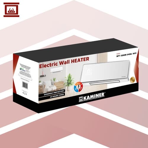 Fläktkonvektor / Vägghängt Element - 2000W White