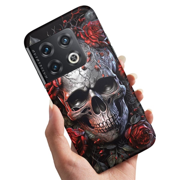 OnePlus 10 Pro - Cover/Mobilcover Skull Roses