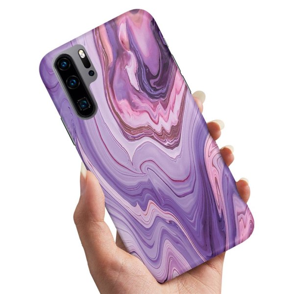 Huawei P30 Pro - Cover/Mobilcover Marmor Multicolor