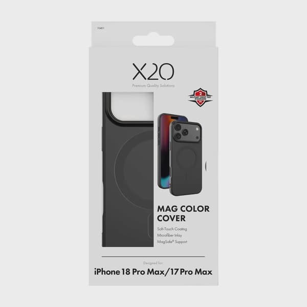 X2O Mag Color Skal iPhone 18 Pro Max/17 Pro Max Svart