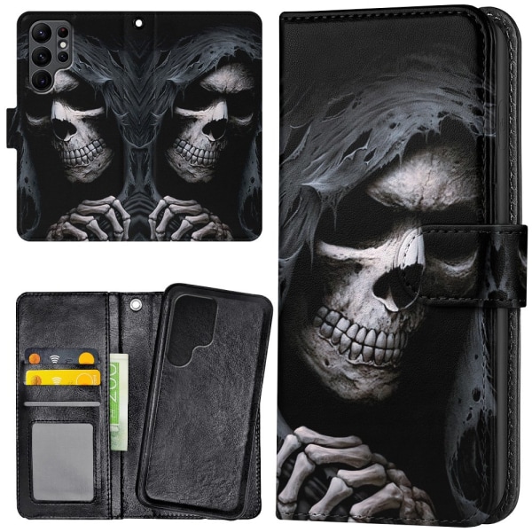 Samsung Galaxy S23 Ultra - Mobilcover/Etui Cover Grim Reaper