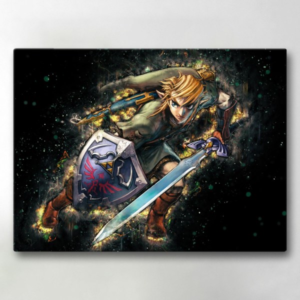 Canvastavla / Tavla - Legend of Zelda - 40x30 cm - Canvas