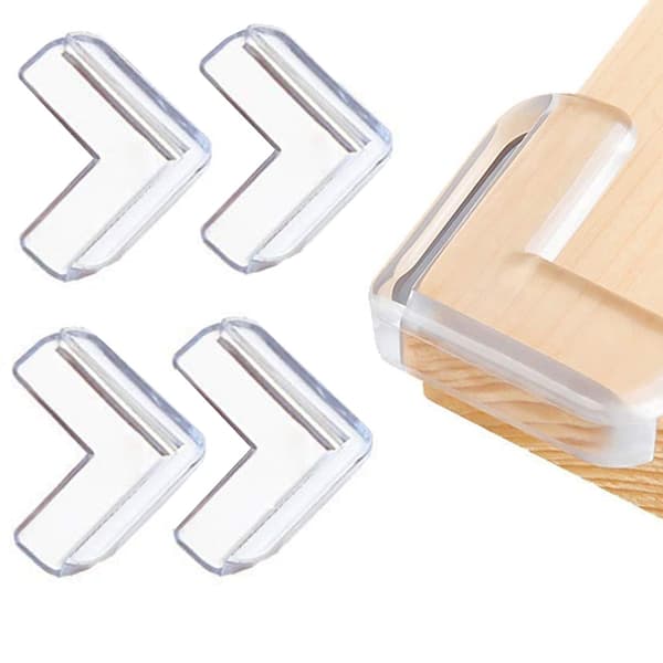 Hörnskydd för Bord och Kanter - Barnsäkerhet - 4-pack
