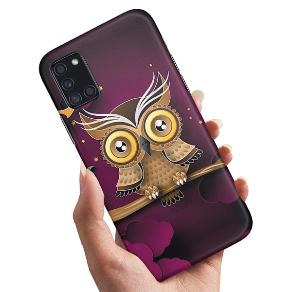 Samsung Galaxy A31 - Skal/Mobilskal Ljusbrun Uggla