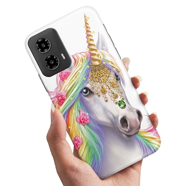 Motorola Moto G35 5G - Skal/Mobilskal Unicorn/Enhörning