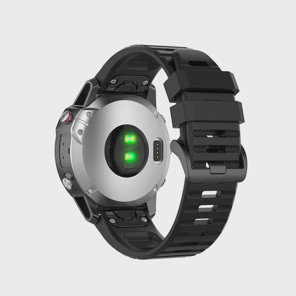 FIXED Silikonrem för Garmin QuickFit 26mm Svart