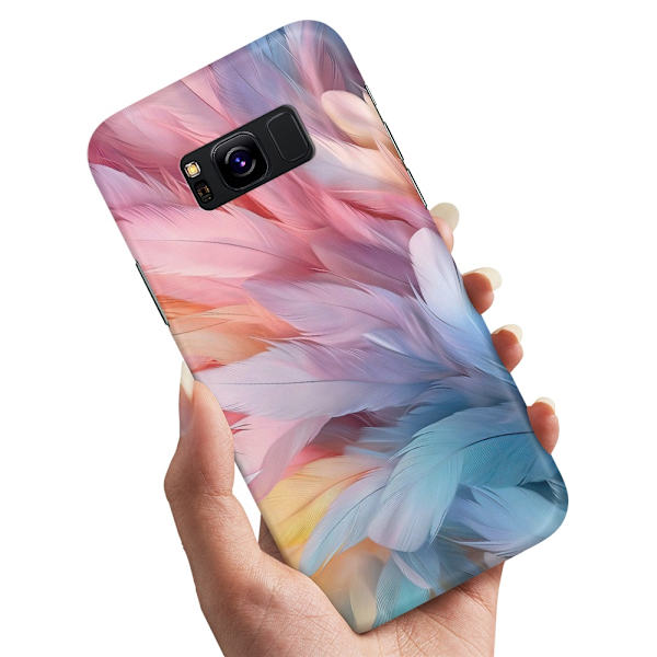 Deksel / Mobildeksel til Samsung Galaxy S8 - Feathers