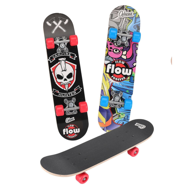 Skateboard for barn - 60 cm Black 0863 | Black | 1335 | Fyndiq
