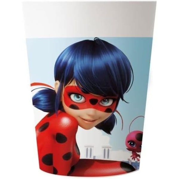 Miraculous Ladybug hjälte plastmugg 2-delars set 230 ml