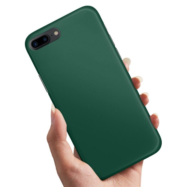 iPhone 7/8 Plus - Cover/Mobilcover Mørkgrøn Dark green