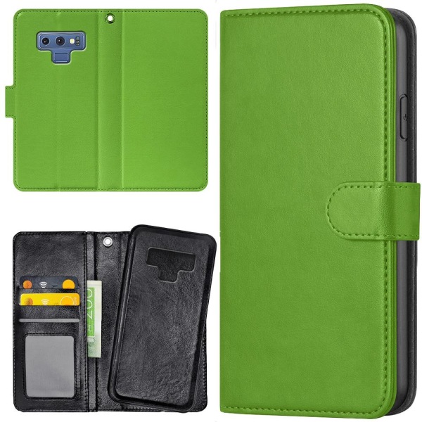 Samsung Galaxy Note 9 - Lompakkokotelo/Kuoret Limenvihreä Lime green