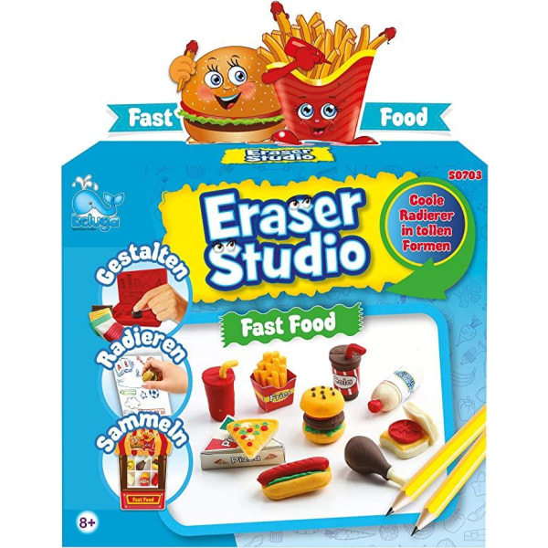 DIY Eraser Fast Food - Lag dine egne viskelær Multicolor edaa | Multicolor  | 340 | Fyndiq