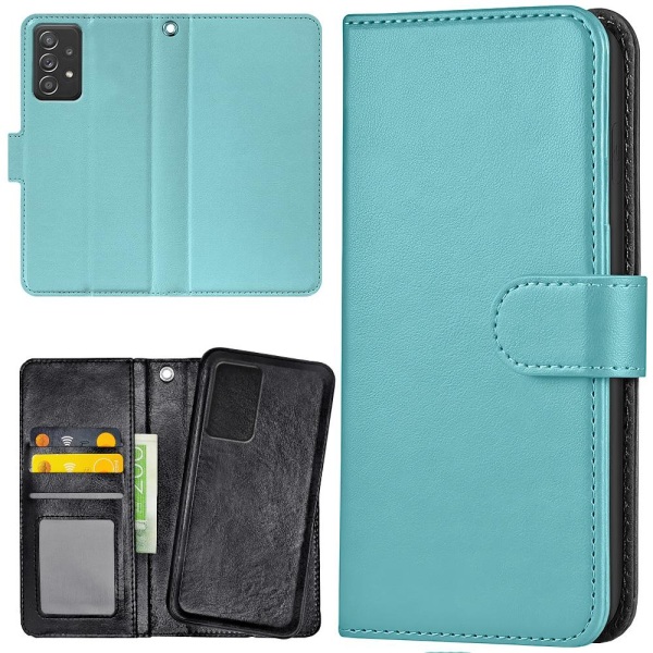 Samsung Galaxy A52/A52s 5G - Mobilcover/Etui Cover Turkis Multicolor