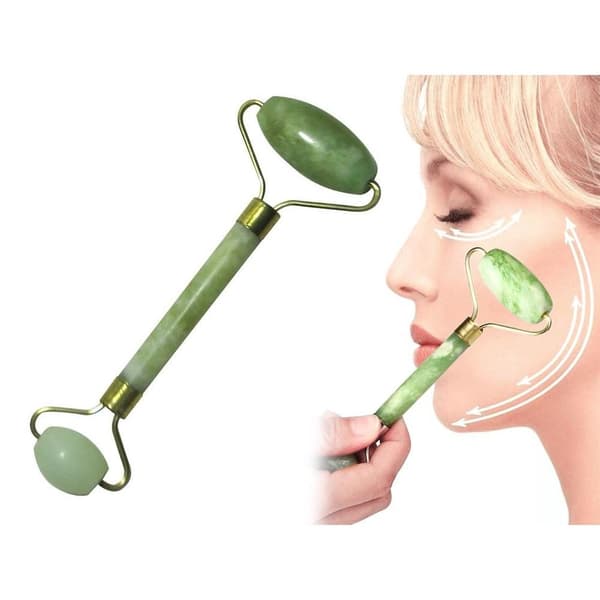 Kasvohieronta / Hieronta Jade Roller - Hiero kasvoja Green