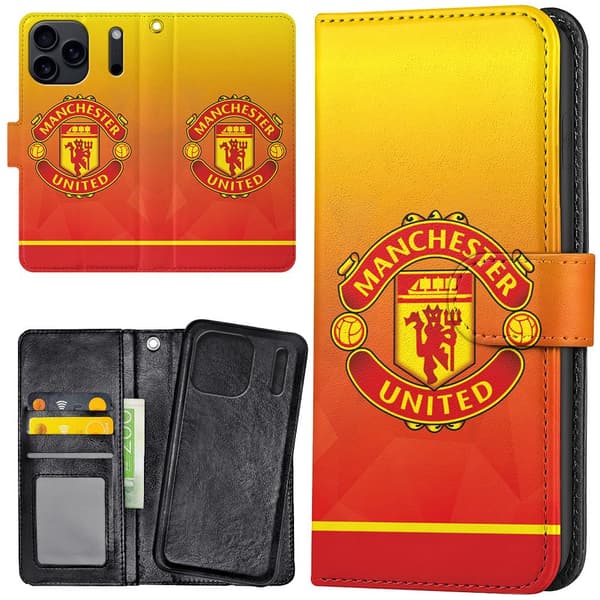 iPhone 17 Pro / 18 Pro - Lommebok Deksel Manchester United