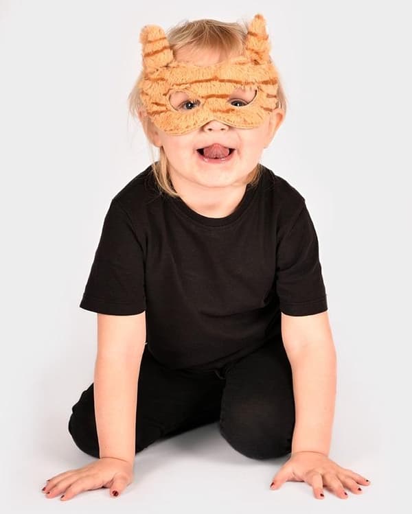 Tigermask för Barn - Ögonmask Tiger Gul