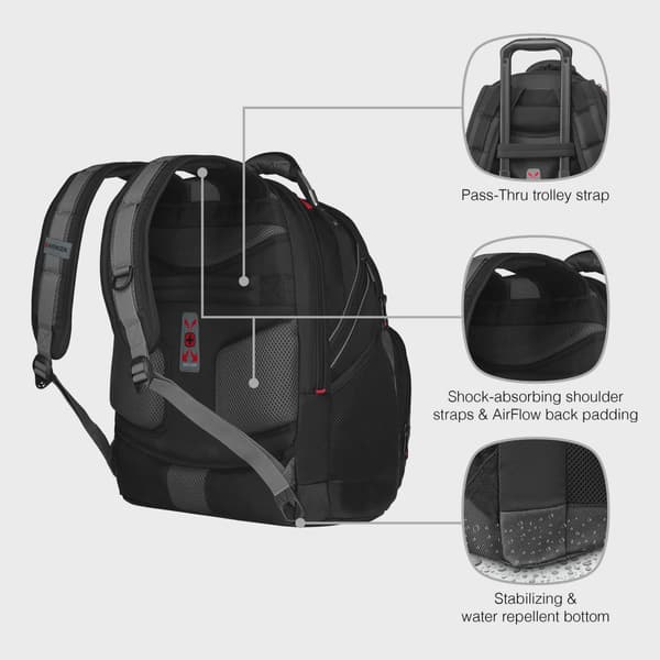 Wenger Synergy 16" Datorryggsäck Grå/Svart