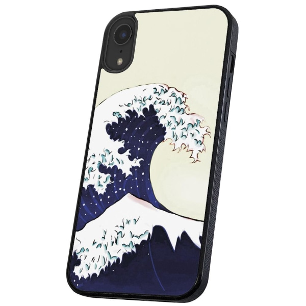 iPhone X/XS - Cover/Mobilcover Flodbølge Multicolor