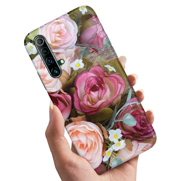 Deksel / Mobildeksel til Realme X50 - Blomster
