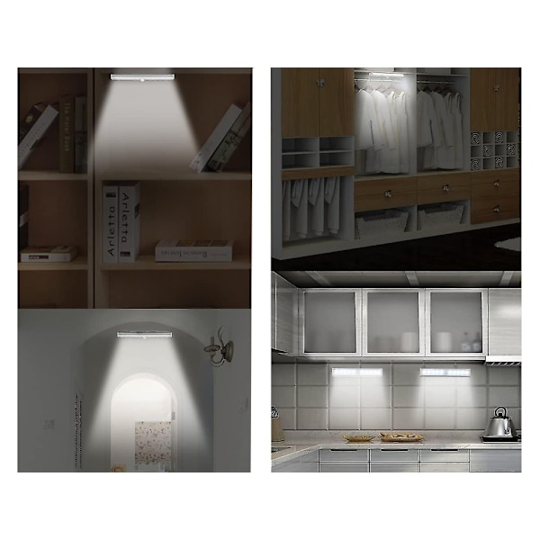Garderobslampa Rörelsesensor / Självhäftande LED-lampa - 19 cm