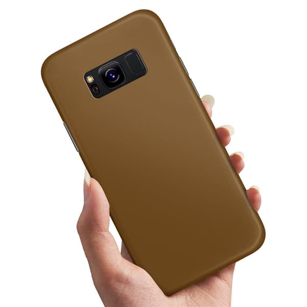 Deksel / Mobildeksel til Samsung Galaxy S8 Plus - Brun Brown