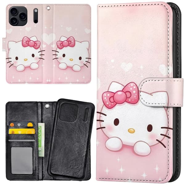 iPhone 17 Pro Max - Plånboksfodral/Skal Kitty