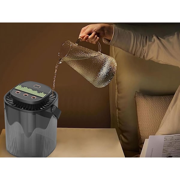 Luftfuktare aromdiffusor aromaterapi rgb belysning usb