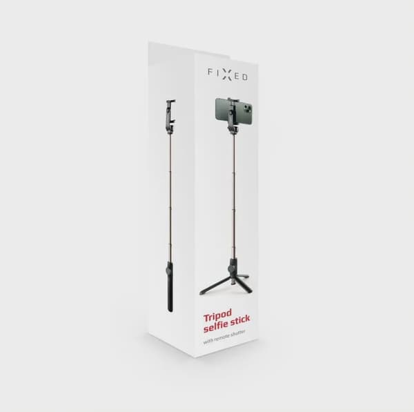 FIXED Snap Lite Selfie Stick med stativfunktion Svart