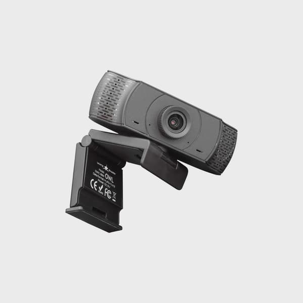 White Shark OWL Full HD USB Webbkamera, svart