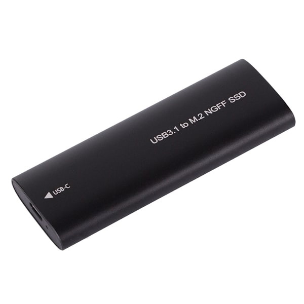 USB 3.1-kabinett för intern M.2 SSD Black