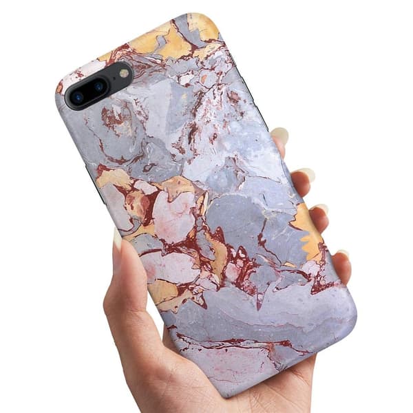 Skal / Mobilskal till iPhone 7 / 8 Plus - Marmor multifärg