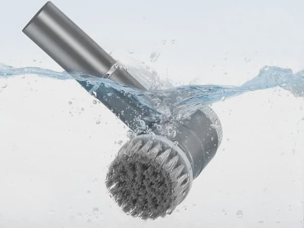 Roterande rengöringsborste elektrisk 5 i 1 Grey