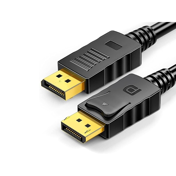 DisplayPort 1.4 kabel / DP kabel 2m – Opptil 8k