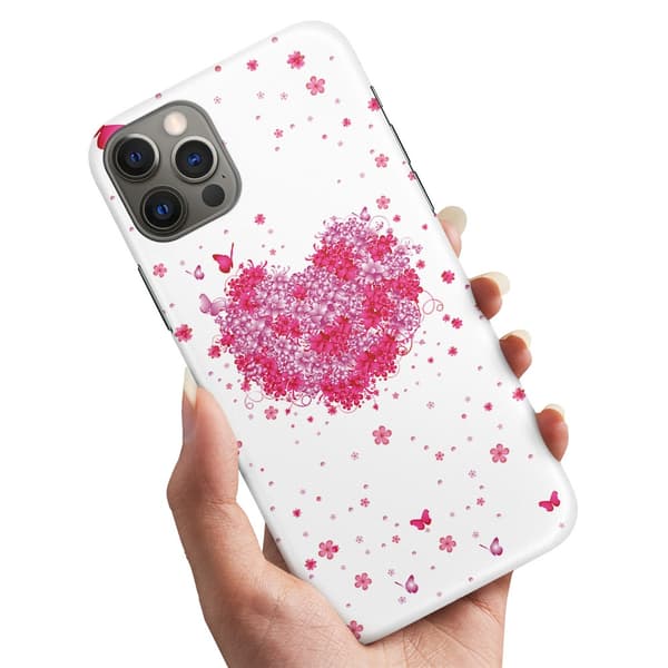 Skal / Mobilskal till iPhone 15 Pro Max - Blomhjärta